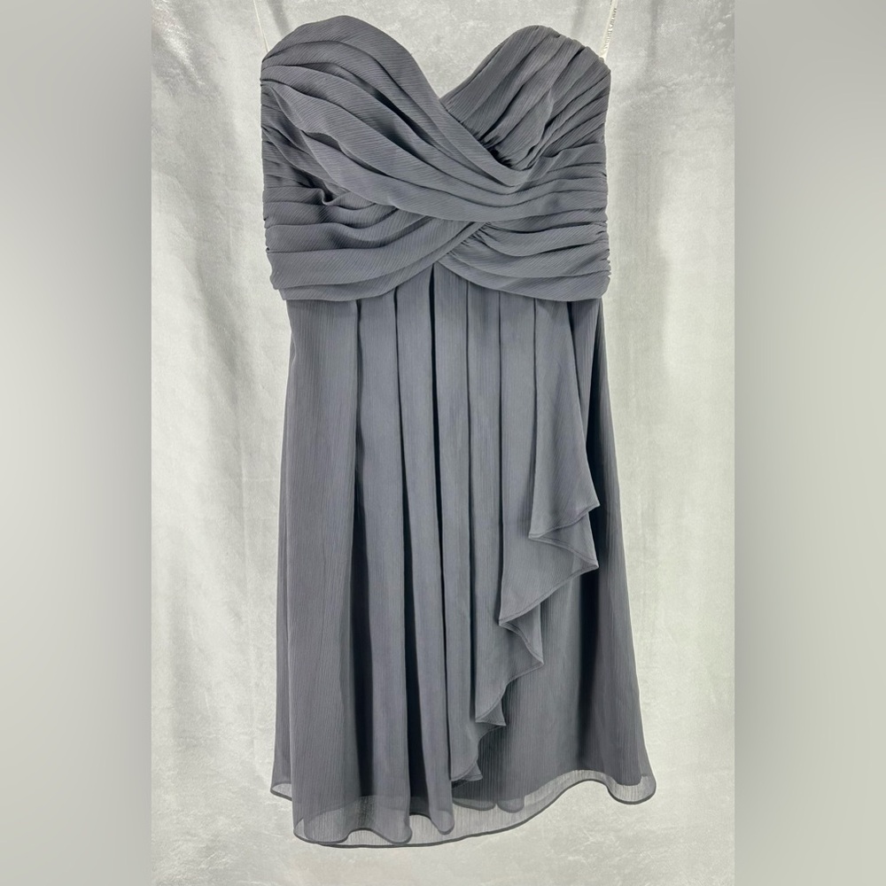 David's Bridal Strapless Dress Size 2